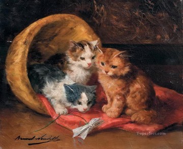  Alfred Peintre - Chatons Alfred Brunel de Neuville